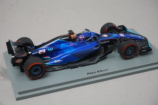 1:43 Spark S8586 Williams Racing FW45 Bahrain GP 10th 2023 #23 A. Albon