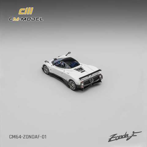 [ Pre-order ] CM64-ZondaF-01 CM-Model 1:64 Pagani Zonda F Pearl White