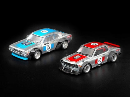 [ Pre-order ] PR640348 POP RACE × XCARTOYS 1:64 Nissan Laurel AIT 2025