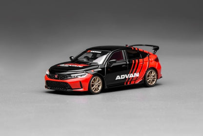 [ Pre-order ] M65341 Motor Helix 1:64 Honda Civic TYPE R (FL5) Advan Livery with MF10 Wheels