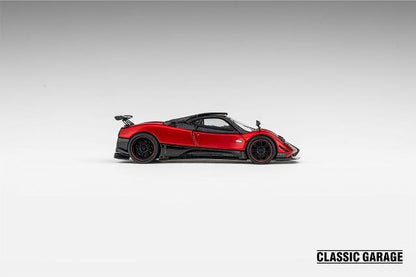 [ Pre-order ] Classic Garage 1:64 Pagani Zonda Cinque Metallic Red