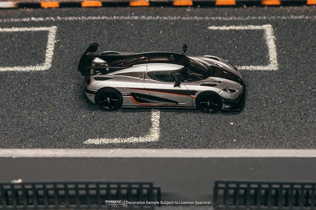 [ Pre-order ] T64G-TL054-SL Tarmac Works 1:64 Koenigsegg One:1 Silver