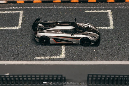 [ Pre-order ] T64G-TL054-SL Tarmac Works 1:64 Koenigsegg One:1 Silver