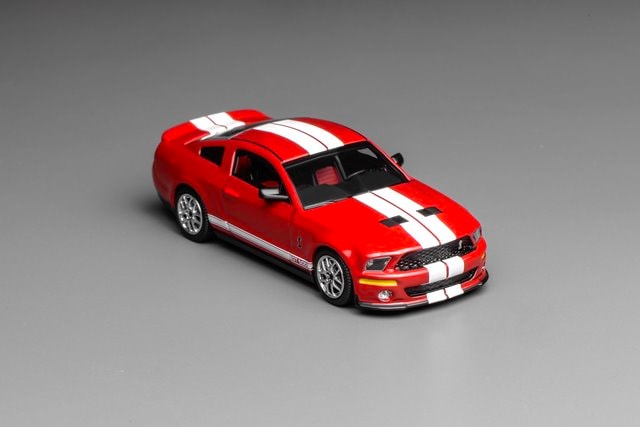[ Pre-order ] GL-1251005A Motor Helix 1:64 Ford Mustang Shelby GT500 2007 Torch Red