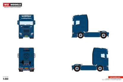 [ Pre-order ] 01-5150 WSI 1:50 SCANIA Nicolas Villard S HIGHLINE CS20H 4X2