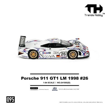 [ Pre-order ] 241085(B) Trends Hobby 1:64 Porsche GT1 Le Mans LM 1988 #26 -Champion
