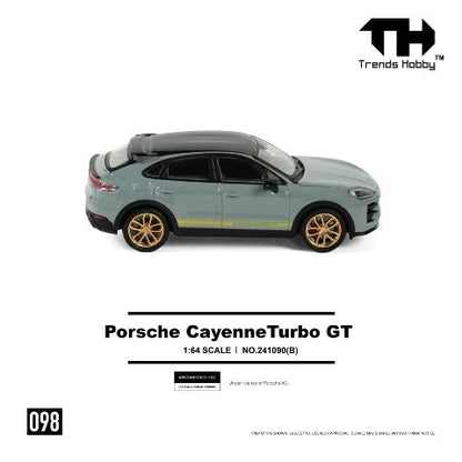 [ Pre-order ] 241090(B) Trends Hobby 1:64 Porsche Cayenne Turbo GT Cement Gray
