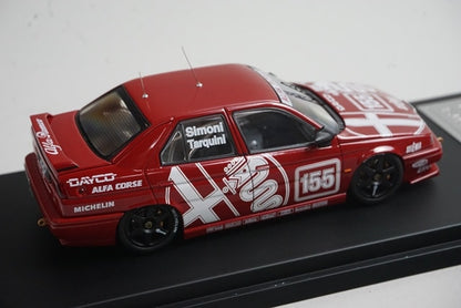 1:43 HPI 8126 Alfa Romeo 155 TS Silverstone BTCC Presentation 1994 #155