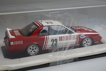 1:18 ignition model IG1725 RICOH Nissan Skyline WTC 1987 #23 with Kazuyoshi Hoshino figure