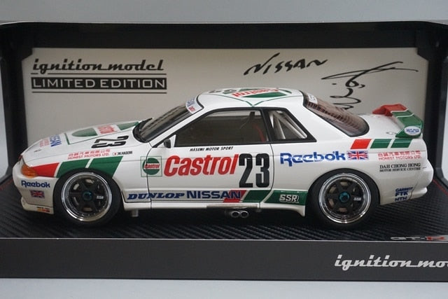 1:18 ignition model IG2777 Nissan Castrol Skyline Macau 1990 #23 with engine
