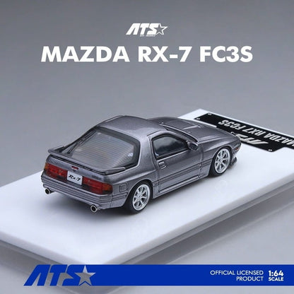[ Pre-order ] ATS880203 ATS 1:64 Mazda RX-7 Mk2 FC3S Retractable Headlight Silver Grey