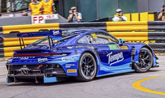 [ Pre-order ] AR Box x Tenmil [ Almost Real Model ] 1:64 Porsche 911 992 GT3 R Macau GP Tempo #992
