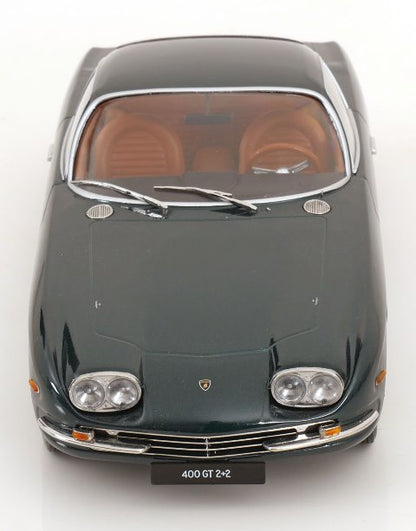 [ Pre-order ] KKDC180396 KK scale 1:18 Lamborghini 400 GT 2+2 1966 Dark Green Metallic