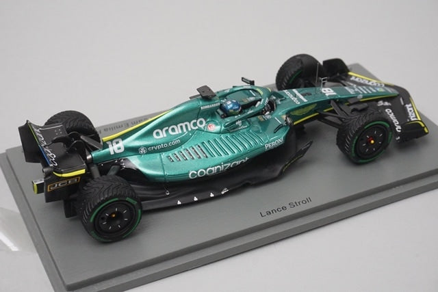1:43 Spark S8532 Aston Martin AMR22 Aramco Cognizant F1 Team Emilia Romagna GP 2022 #18 L. Stroll