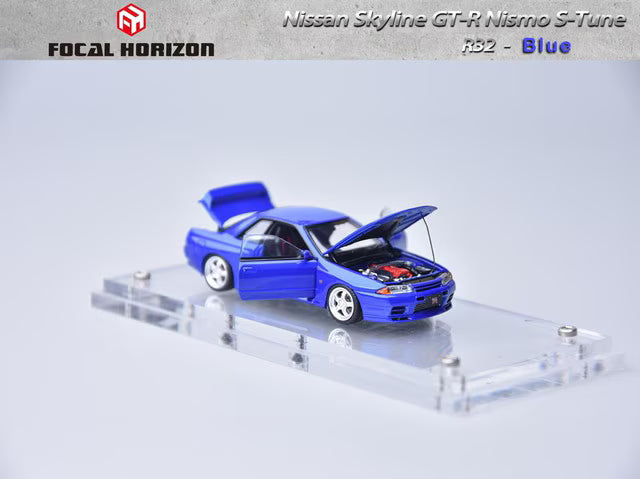 [ Pre-order ] Focal Horizon FH 1:64 R32 S-Tune Bayside Blue Fully Openable