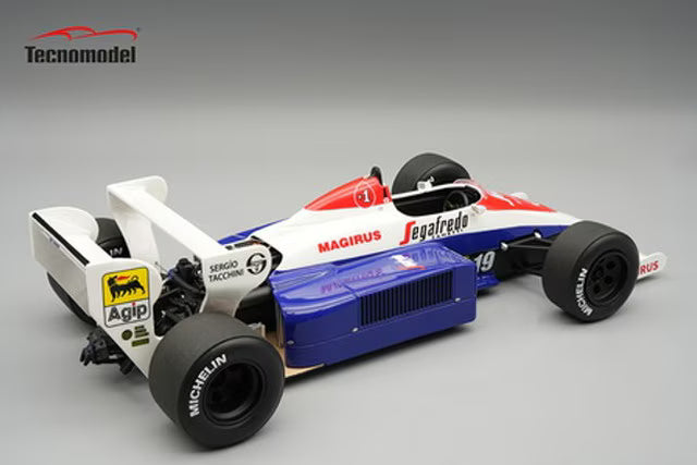 [ Pre-order ] TM18-369A Tecnomodel 1:18 Toleman TG 184 F1 British GP 1984 A. Senna #19