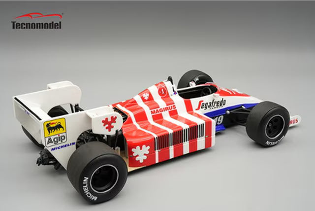 [ Pre-order ] TM18-369B Tecnomodel 1:18 Toleman TG 184 F1 Portugal Portuguese GP 1984 A. Senna #19