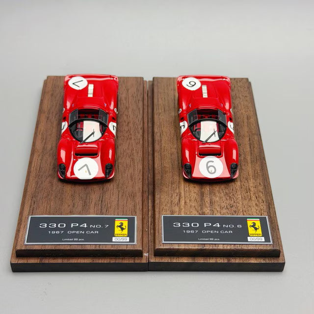 [ Pre-order ] DMH 1:64 330P4 Roadster (1967 race) Red #7