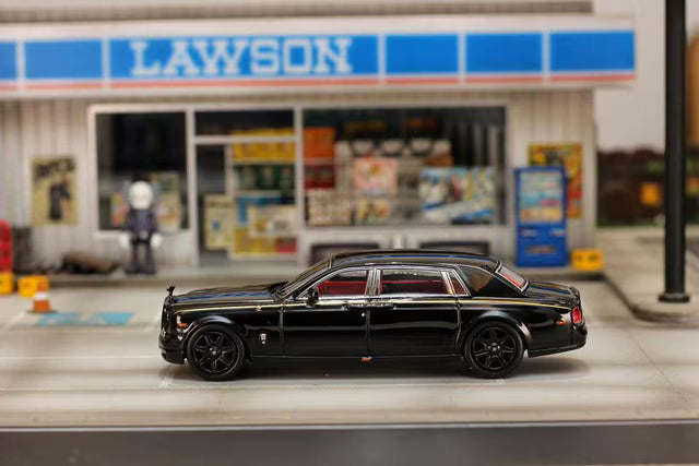 [ Pre-order ] SW Street Weapon 1:64 Rolls-Royce Phantom VII Black Warrior Red Interior