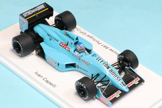 ROMU055 Spark 1:43 ROMU Custom Leyton House March 881 F1 Portuguese GP 1988 I. Capelli 2nd #16
