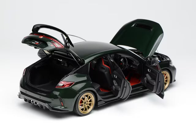 [ Pre-order ] M85327 MOTORHELIX 1:18 Honda Civic TYPE R (FL5) Customized Pearl Dark Green