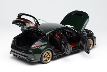 [ Pre-order ] M85327 MOTORHELIX 1:18 Honda Civic TYPE R (FL5) Customized Pearl Dark Green