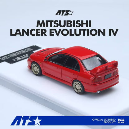 [ Pre-order ] ATS881003 ATS 1:64 Mitsubishi Lancer Evolution IV Red (Opening and Closing Hood)