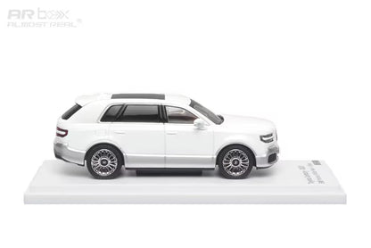 [ Pre-order ] 670221201 AR Box [ Almost Real Model ] 1:64 Toyota Century SUV G70 2023 White-Silver