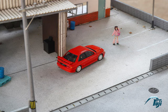 [ Pre-order ] Fuji 1:64 Lancer Evolution EVO III GSR Red