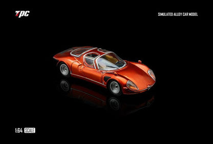 [ Pre-order ] TPC 1:64 Alfa Romeo Tipo 33 Stradale Metallic Orange