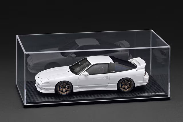 [ Pre-order ] IG3765 ignition model 1:18 Nissan 180SX TYPE X (RPS13) White with Display Case, Web Exclusive