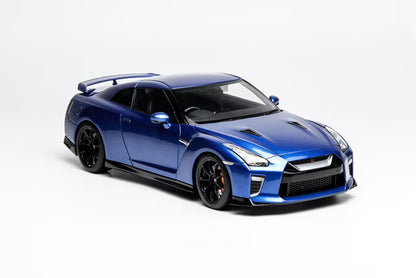 M83504 MOTORHELIX 1:18 Nissan GT-R (R35) Track Edition Engineered By NISMO 2020 Wangan Blue