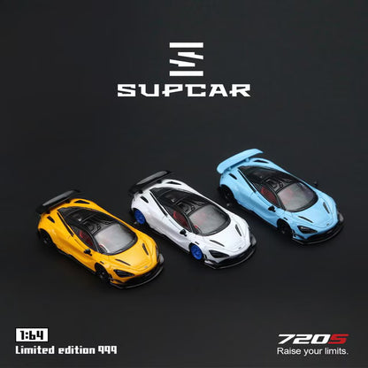 [ Pre-order ] SC64046 SUPCAR SC 1:64 McLaren 720S Volcanic Yellow