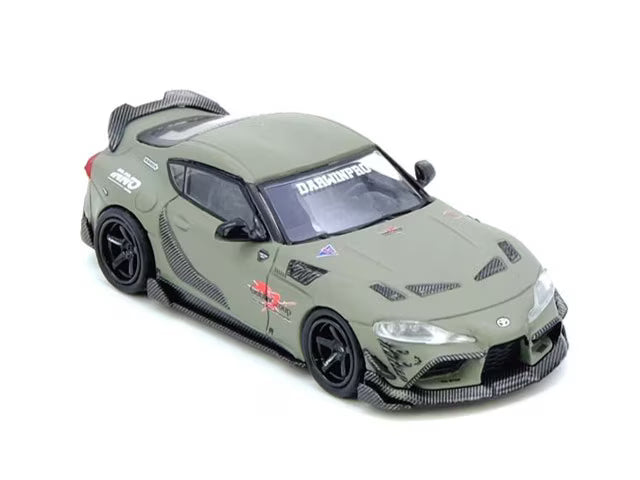 [ Pre-order ] IN64-A90DP-MATGR INNO MODELS 1:64 Toyota Supra A90 DARWIN PRO Matte Green