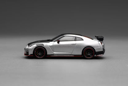 [ Pre-order ] M63523 MOTORHELIX 1:64 Nissan GT-R NISMO (R35) Special Edition 2022 Ultimate Metal Silver