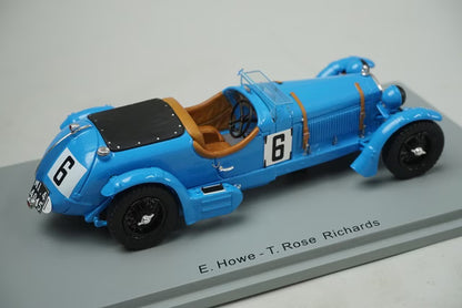 1:43 Spark S3887 Alfa Romeo 8C Le Mans 1934 #6 E. Howe / T. Rose Richards
