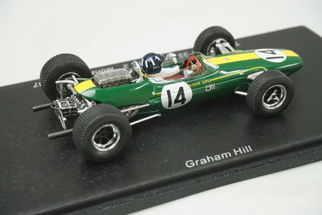 1:43 Spark S1852 Team Lotus 33 BRM Monaco GP 2nd 1967 #14 G.Hill