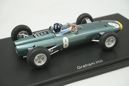 1:43 Spark S1156 BRM P261 Winner Monaco GP 1964 #8 G.Hill