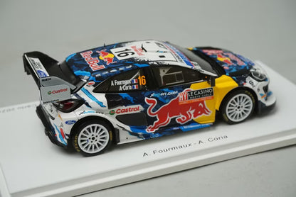 1:43 Spark S6854 Ford Puma Rally1 M-Sport Monte Carlo Rally 5th 2024 #16 A.Fourmaux / A.Corea
