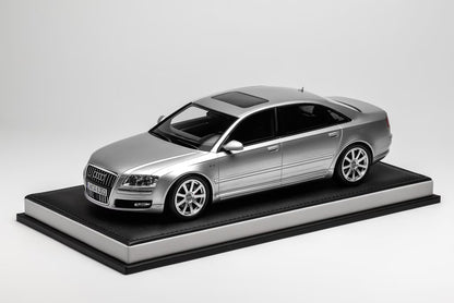 [ Pre-order ] MH030ISM MOTORHERIX 1:18 Audi A8 L W12 2008 Ice Silver Metallic