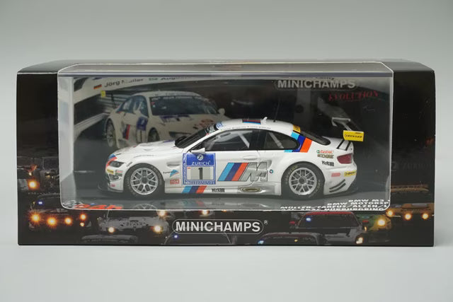 1:43 MINICHAMPS 437112101 BMW M3 GT2 Motorsport 24H Nürburgring ADAC 2011 #1