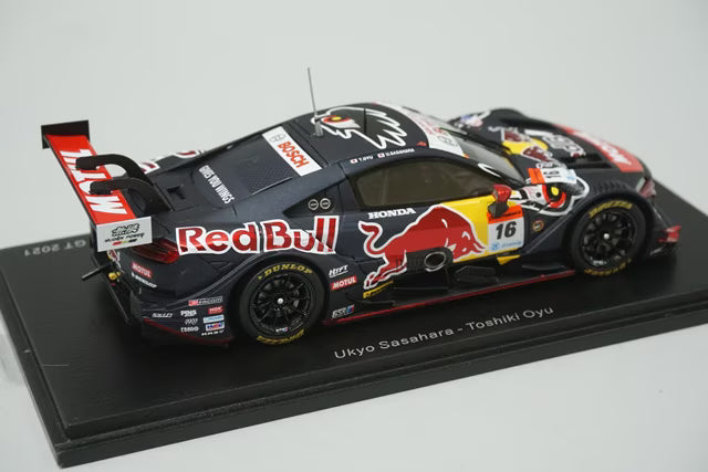 1:43 Spark SGT124 Honda Red Bull Motul Mugen NSX-GT GT500 Super GT 2021 #16