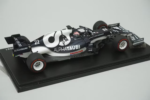 1:43 Spark SCS223 Suzuka Circuit Custom Scuderia AlphaTauri Honda AT02 Abu Dhabi GP 4th 2021 #22 Yuki Tsunoda