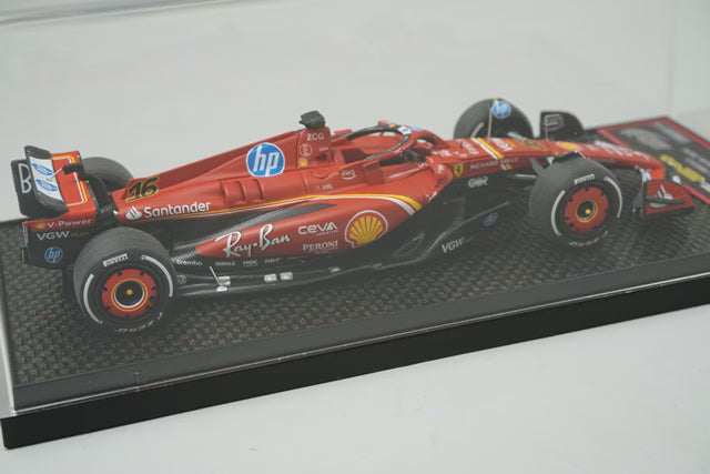 1:43 BBR BBRC307A Ferrari SF24 Monza GP Winner 2024 #16 C. Leclerc
