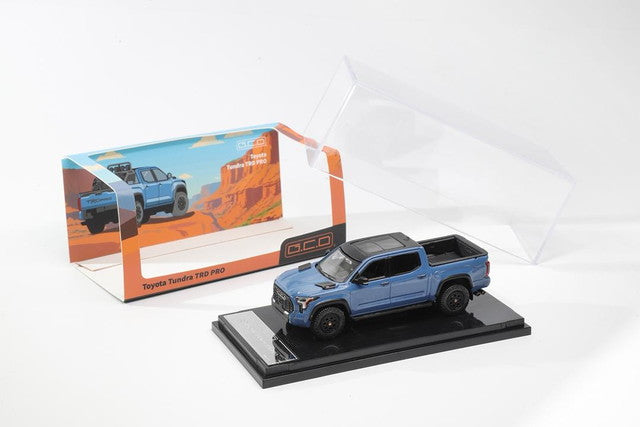 KS-064-491 GCD Gaincorp Products 1:64 Toyota Tundra Pickup Blue (LHD) with Accessories
