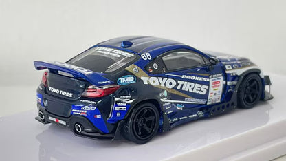 [ Pre-order ] GU64101 GULLIVER64 1:64 GR86 Team Toyo Tires Drift D1GP 2025 #88 M.Kawabata