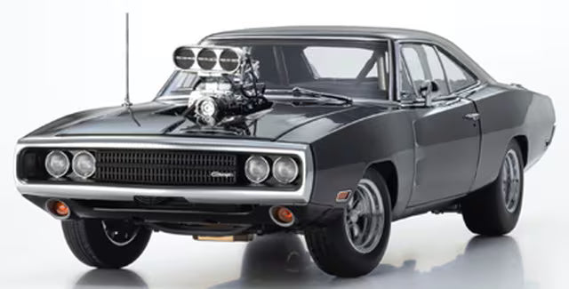 [ Pre-order ] KS08974FF KYOSHO 1:18 Dodge Charger R/T 1970 "Fast & Furious" (Black)