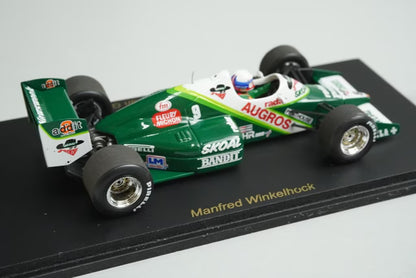 1:43 Spark RS1776 Raceland Custom RAM 03 Hart Turbo F1 German GP 1985 #9 M. Winkelhock