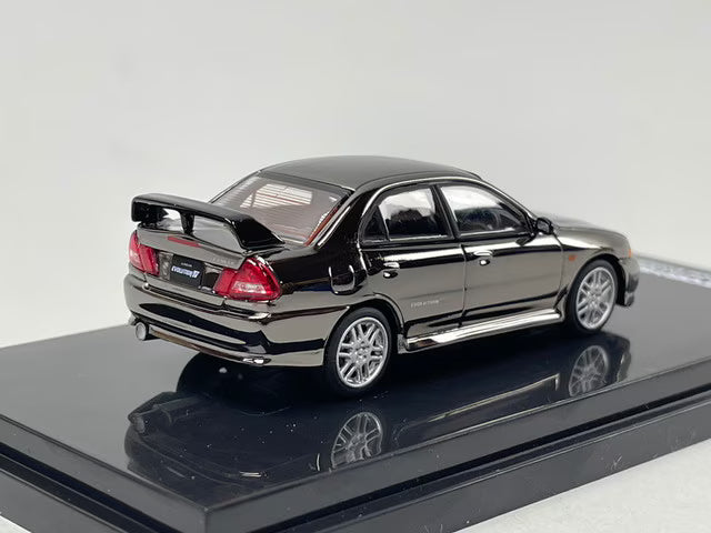 M64009DZ-CY MOTORHELIX 1:64 Mitsubishi Lancer Evolution IV GSR Customized Electroplating Gun Grey