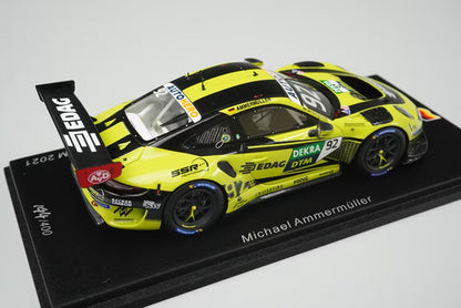 1:43 Spark SG806 Porsche 911 GT3R Team SSR Performance Nürburgring DTM 2021 #92 M. Ammermuller